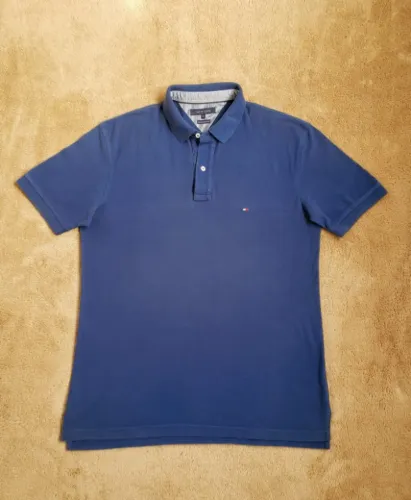 Polo Tommy Hilfiger Custom Fit Original Linda Estado de Nova Desapego Oportunidade
