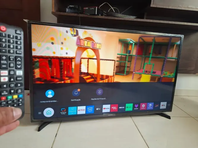 TV SAMSUNG 43 POLEGADA, ACEITO CARTAO E FAÇO ENTREGA