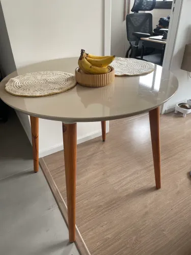 Mesa Circular Madeira