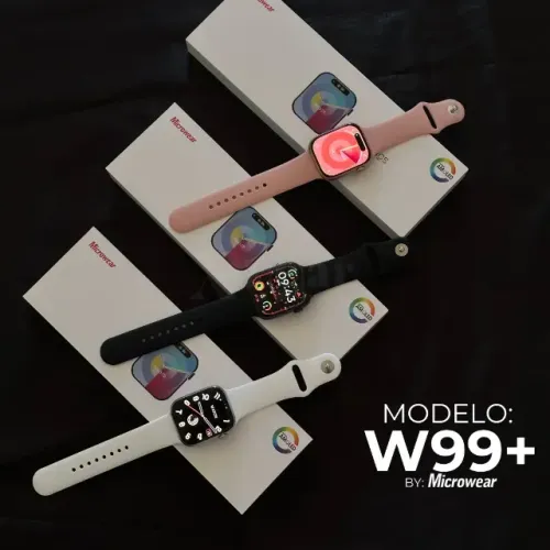 SMARTWATCH W99+ PLUS 2026 AMOLED ORIGINAL MICROOS10 COM CHATGPT E NFC