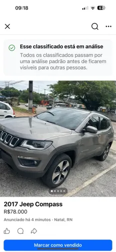 Jeep Compass Longitude 2.0 4X4 Dies. 16V Aut. 2017
