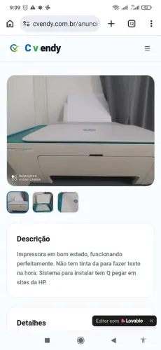 Impressora hp multifuncional