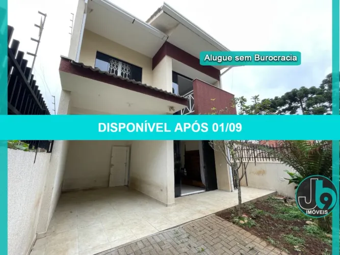 Sobrado para Alugar no Bairro Orleans 139m² com 3 quartos, 1 suíte, ático gourmet com chur