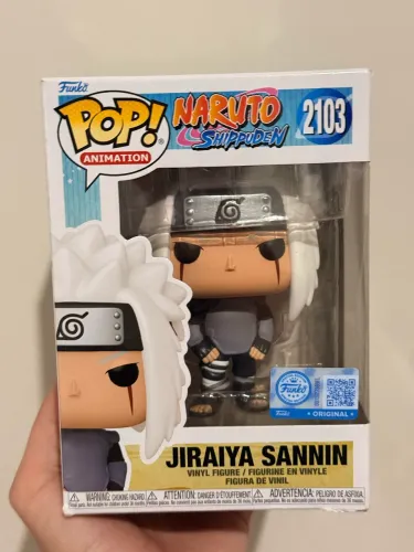 Funko Jiraiya Sannin, Naruto Shippuden - 12cm (Novo na caixa com NF)