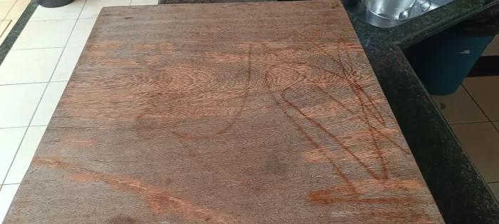 Chapa de madeira bruta