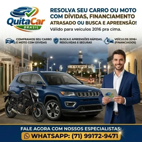 Quitamos Seu Carro com Dívida - Evite Busca e Apreensão