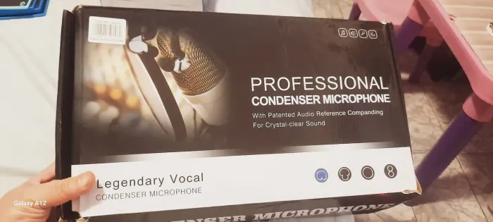 microfone condensador profissional pra Studio 