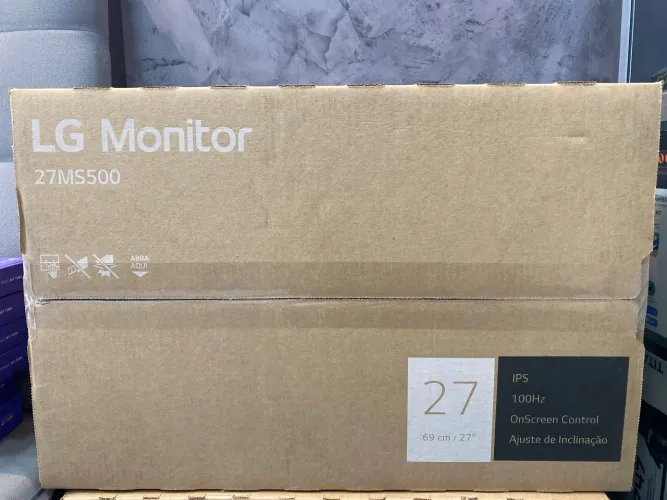 Monitor Gamer LG 27'' 100hz 5ms Full Hd Ips 27ms500 Cor Preto