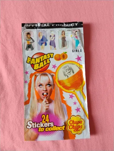Embalagem Spice Girls! Stickers de pirulito Chupa Chups