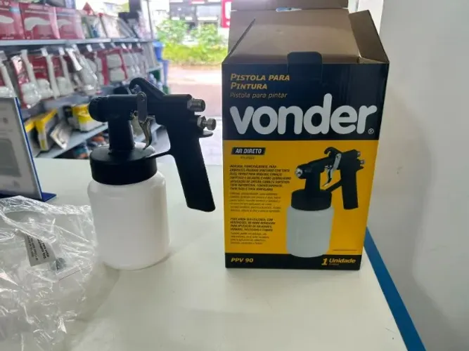 PISTOLA PINTURA VONDER PPV90 600ML Leia a descrição