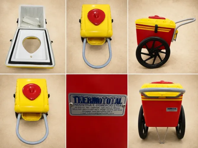 Carrinho de sorvete thermototal 250-300 picolés