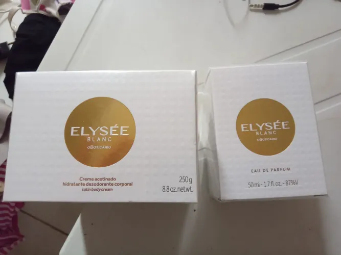 Perfume e Hidratante Elysée NUIT Black Boticário