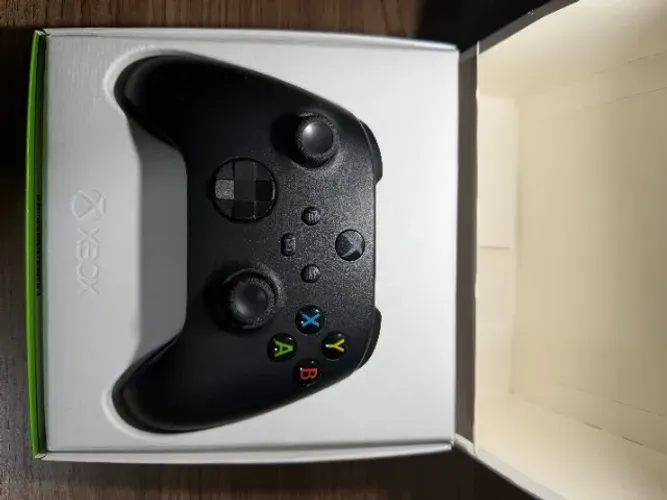 Controle Xbox Sem Fio Carbon Black - Original, seminovo, na caixa