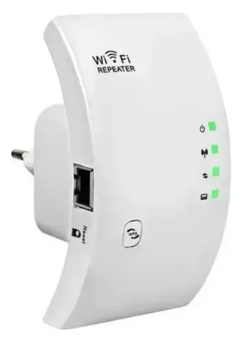 Repetidor Amplificador De Sinal Wifi 300mbps Casa Escritório