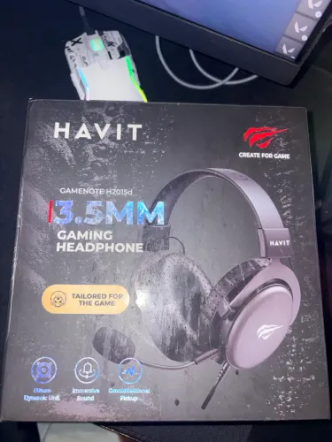 Fone gamer Havit novo