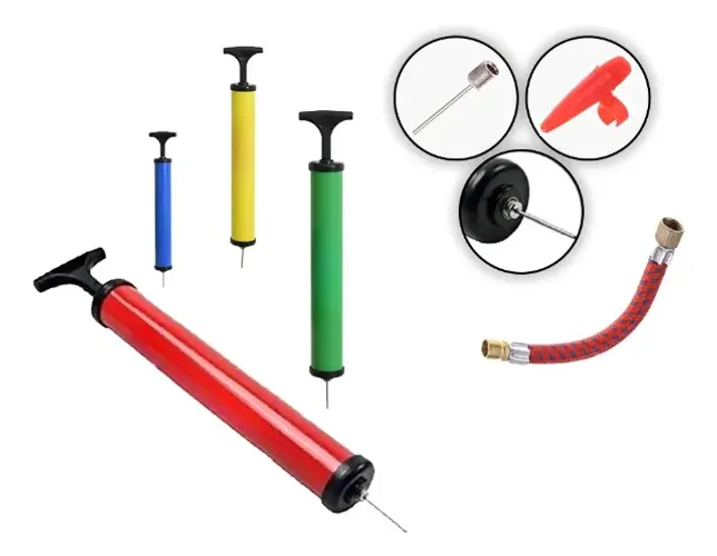 Bomba de Ar Manual Portátil Bolas e Boias
