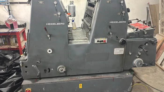 Impressora offset gto bicolor Heidelberg