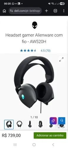 Headset Gamer Alienware