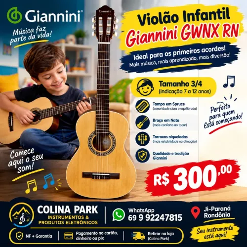 Violão Giannini Infantil