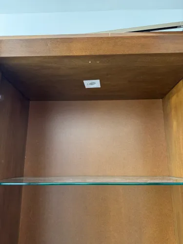 ARMÁRIO MADEIRA COM LED (estante, armário, cristaleira) 