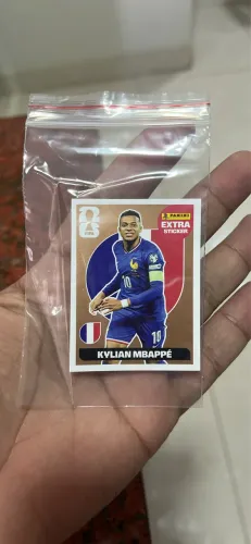Figurinha Panini Kylian Mbappé Extra Bronze Copa 2026