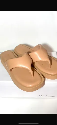 Sandália Plataforma Hering Shoes Nude - Nº 36 | Nova na Caixa