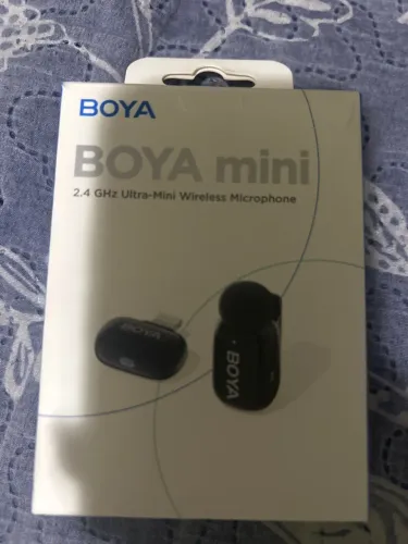 Microfone boya Novo 
