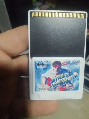 HuCard Street Fighter Pc Engine 