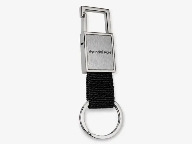 Chaveiro - Hyundai Acre - em Metal com Alça de Nylon - para fãs e colecionadores