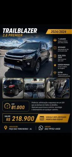 Chevrolet Trailblazer Premier 2.8 TB Diesel Aut. 2024