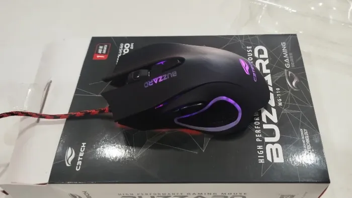 Mouse Gamer MG-110BK Buzzard - C3Tech