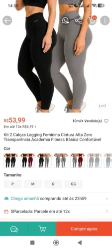 Roupas de academia 