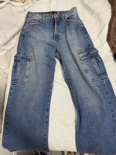 Calça Jeans Cargo YouCom feminina, tamanho 40