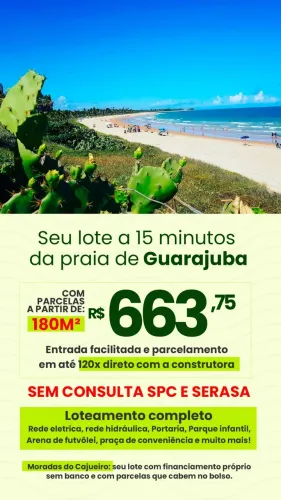 lotes  para venda tem 180 metros quadrados em Monte Gordo (Monte Gordo) - Camaçari - BA