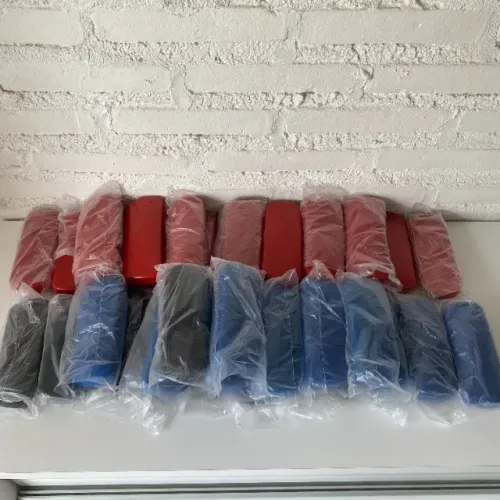 Rf278 Kit com 37 capas plásticas para óculos Estojos Para Sua Ótica