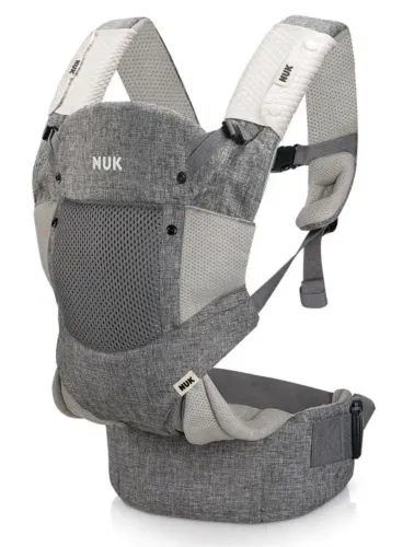 nuk canguru 3 em 1 ergonômico comfort cinza
