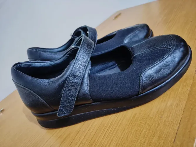 Sapato ortopédico de couro e neoprene doctorpre