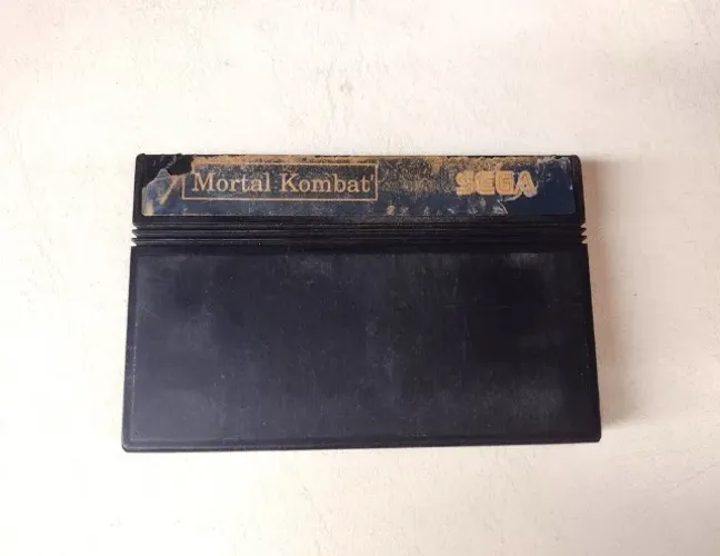 Mortal Kombat - Cartucho Com Desgastes Para Master System