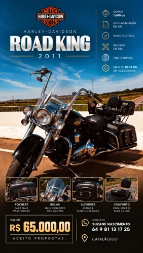 Harley-Davidson Road King Classic Flhrc/ Custom Flhrsi 2011