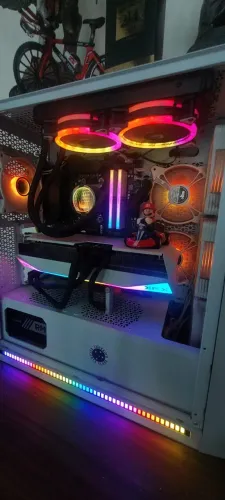 Gabinete gamer superframe Rgb atx com fans