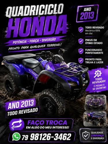 Vendo quadriciclo fourtrax 4x4