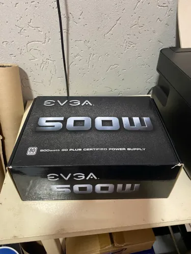 Fonte EVGA 500W 80 Plus - Funcionando Perfeitamente | Com Caixa
