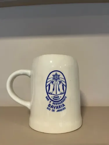 Caneca de chopp antigo Bar e Restaurante Bavária Rio de Janeiro (antiga logo Antárctica)