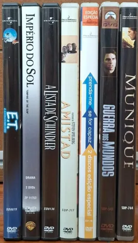 DVD - Coleção Steven Spielberg (7 filmes / 12 discos)