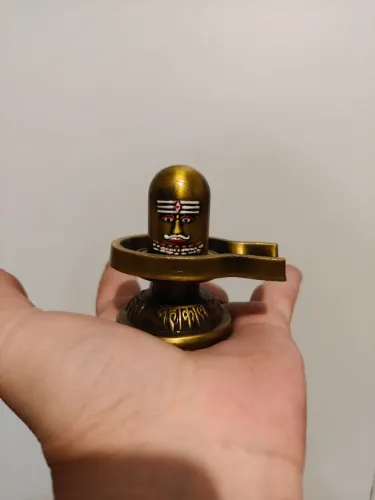 Shiva Linga em Metal
