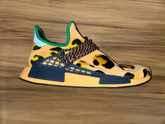Adidas X Pharrell NMD Human Race Animal Print Pulse Amber
