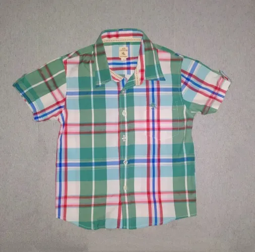 camisa social xadrez/quadriculada tam 6_ festa junina, caipira, são joão_ como nova!.