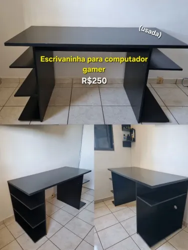 escrivaninha preta