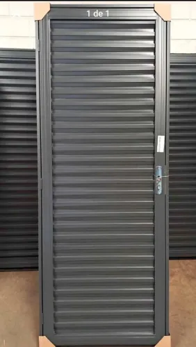 Porta laminada de Aço 70cm e 80cm x210 batente de5,5 cm Entregamos na região de Americana 