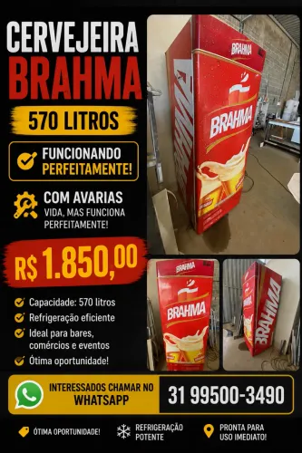 Cervejeira / freezer 570 litros